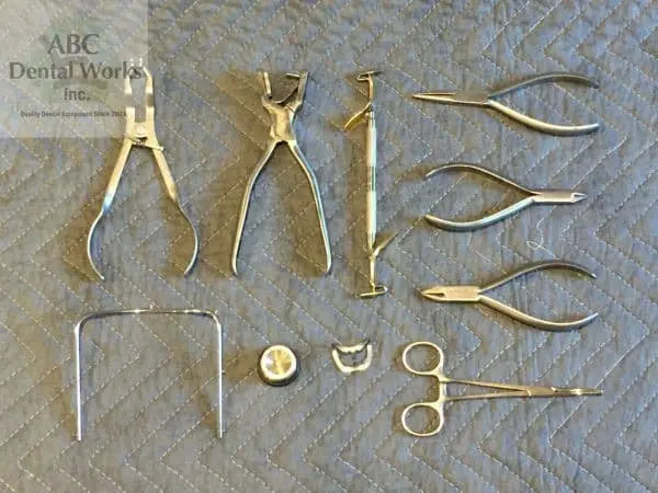 Lot of Hu-Friedy and Orthopli Orthodontic Tools Pliers Forceps Punch Clamp Well HU-FRIEDY