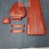 Marus DC-1000 Complete Upholstery Kit Replacement Red/Burgundy Vinyl.