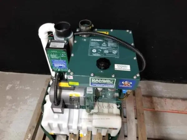 RAMVAC Bulldog QT Dental Vac System Positive Displacement Rotary Vane Pump by RAMVAC — longest service life, 100% water free.
