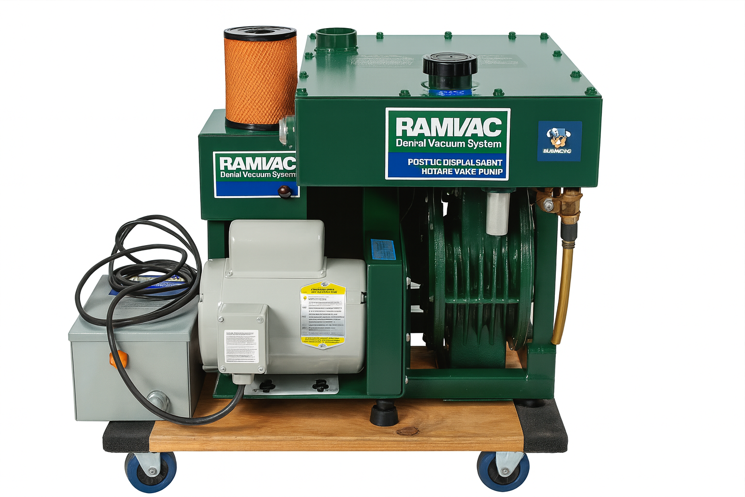 RAMVAC Bulldog QT Dental Vacuum Pump – Refurbished High-Performance Dental Suction System by Ramvac – ABC Dentalworks