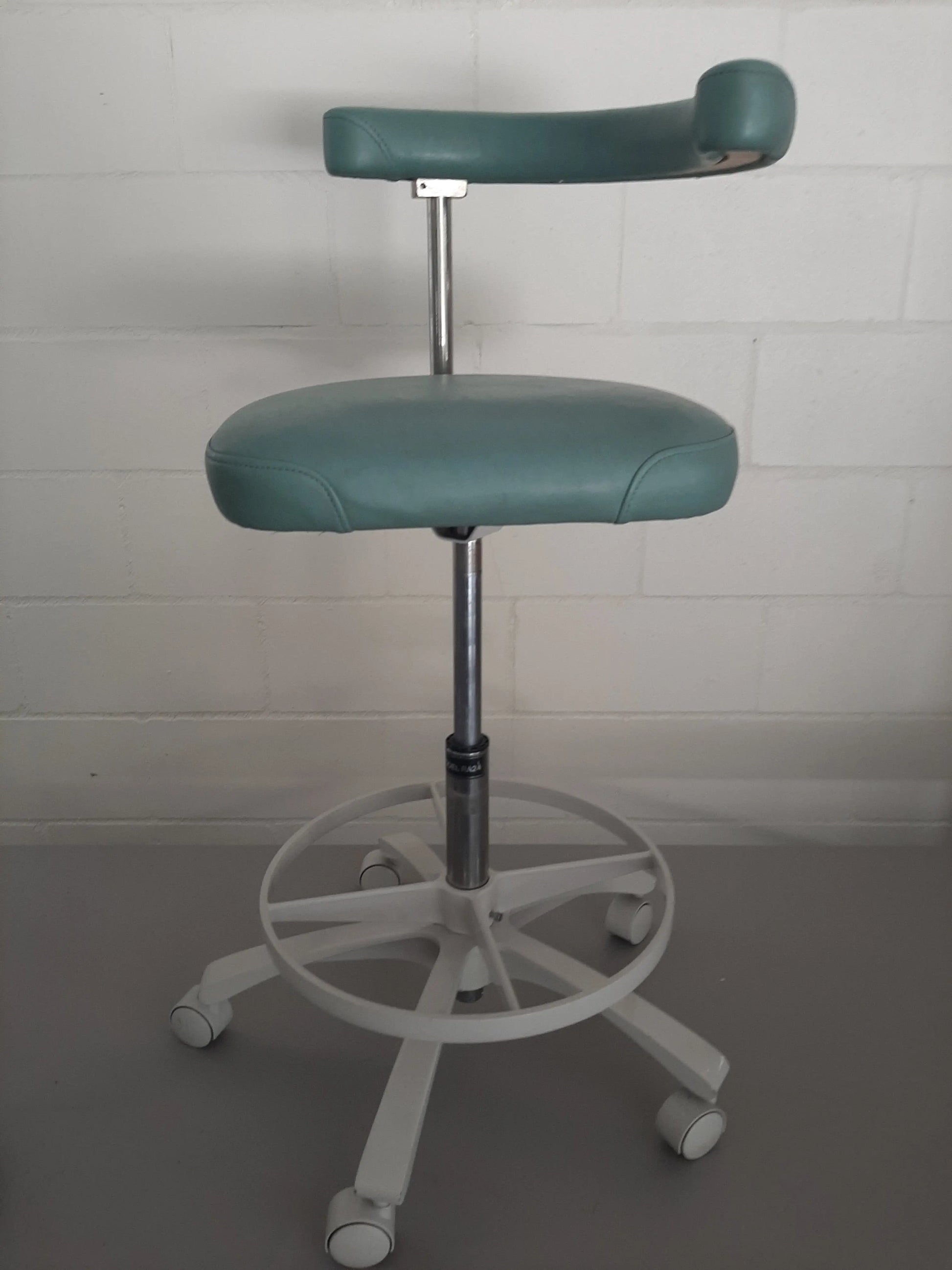 Royal Assistants Dental Stool Semi Refurbished Existing Sea Foam Green Good Condition ROYAL