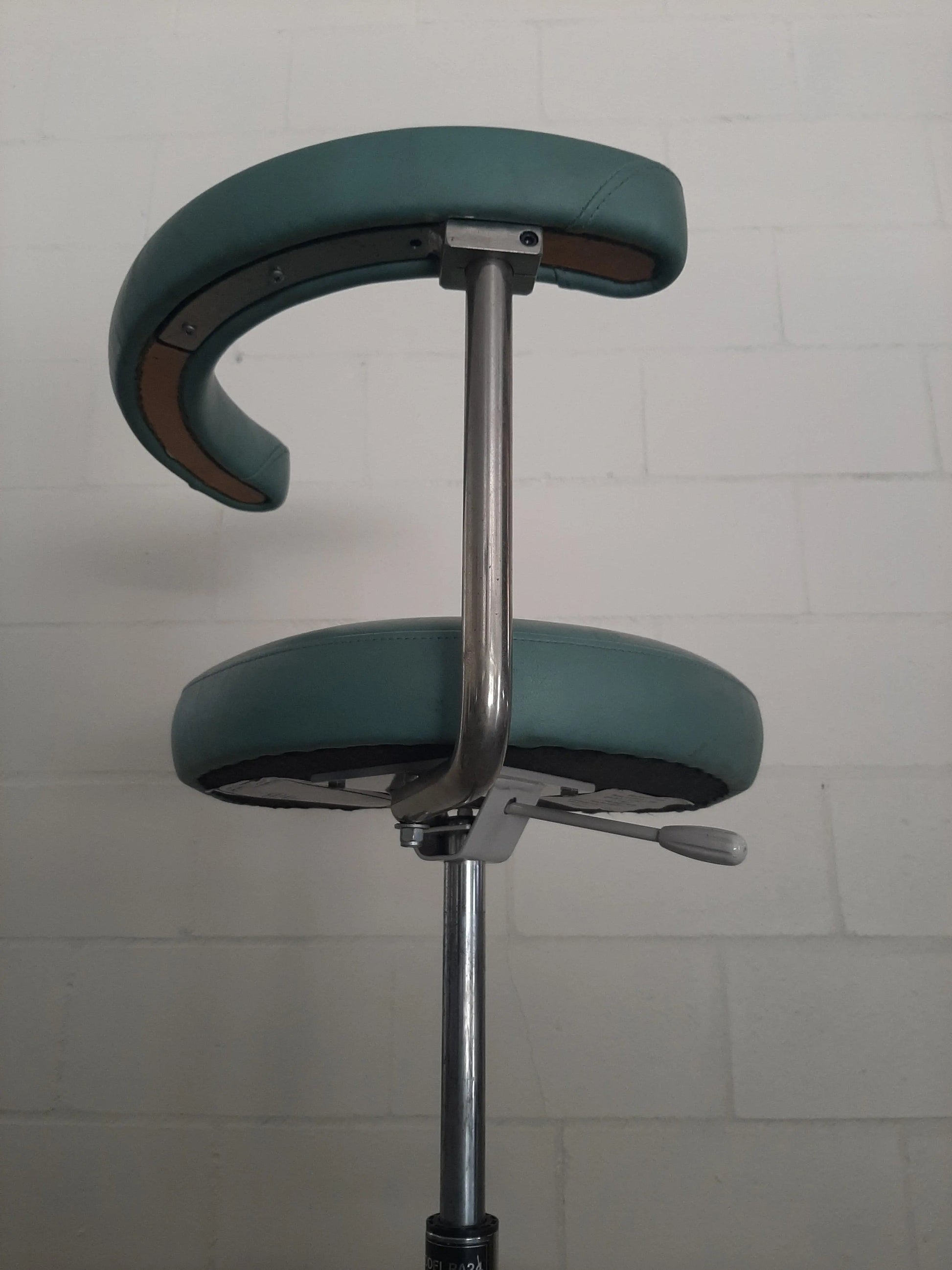 Royal Assistants Dental Stool Semi Refurbished Existing Sea Foam Green Good Condition ROYAL