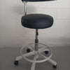 Royal Dental Assistants Stool Refurbished Black Upholstery ROYAL