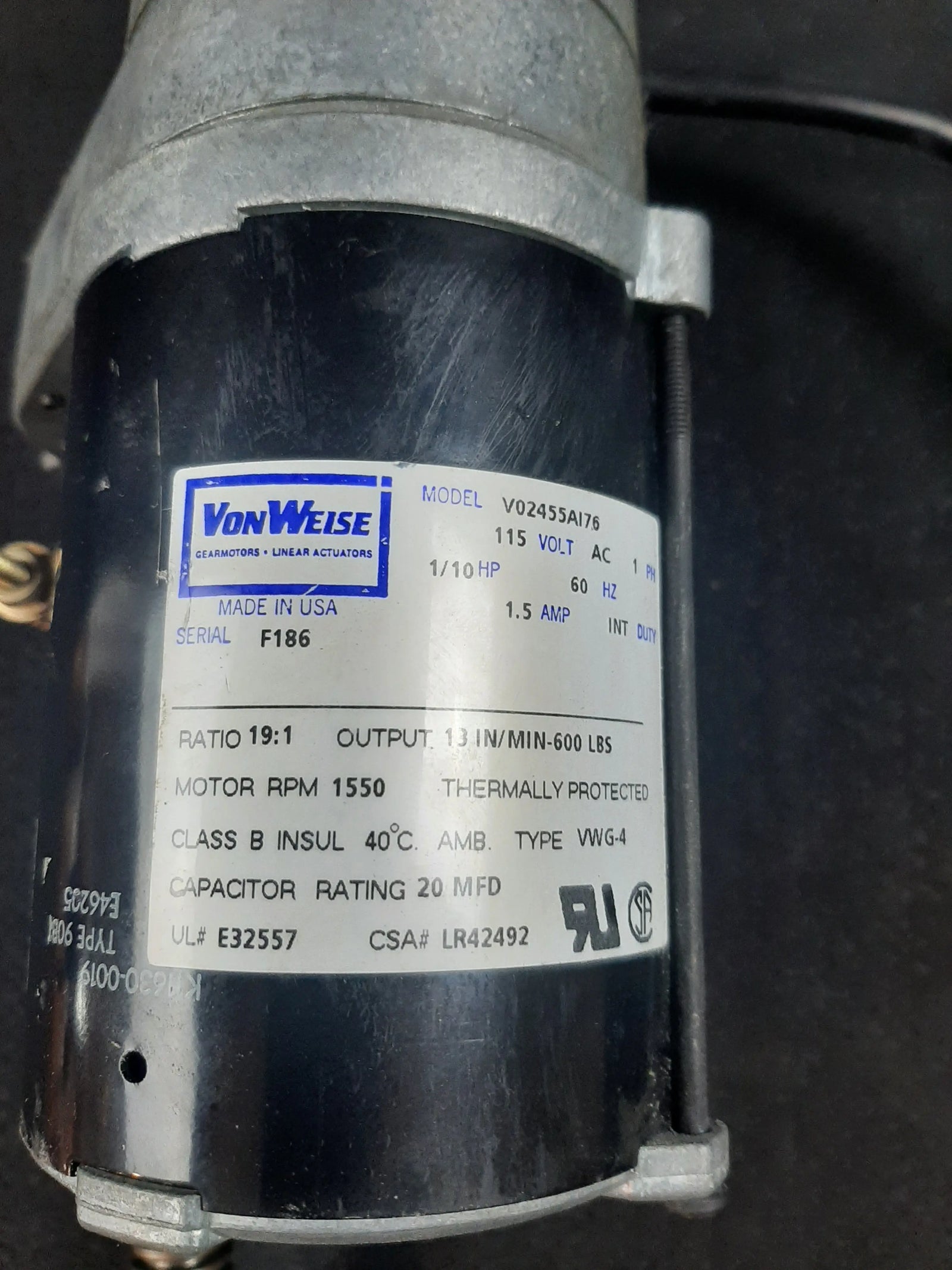 Royal Dental Chair Back Motor Replacement Part Complete