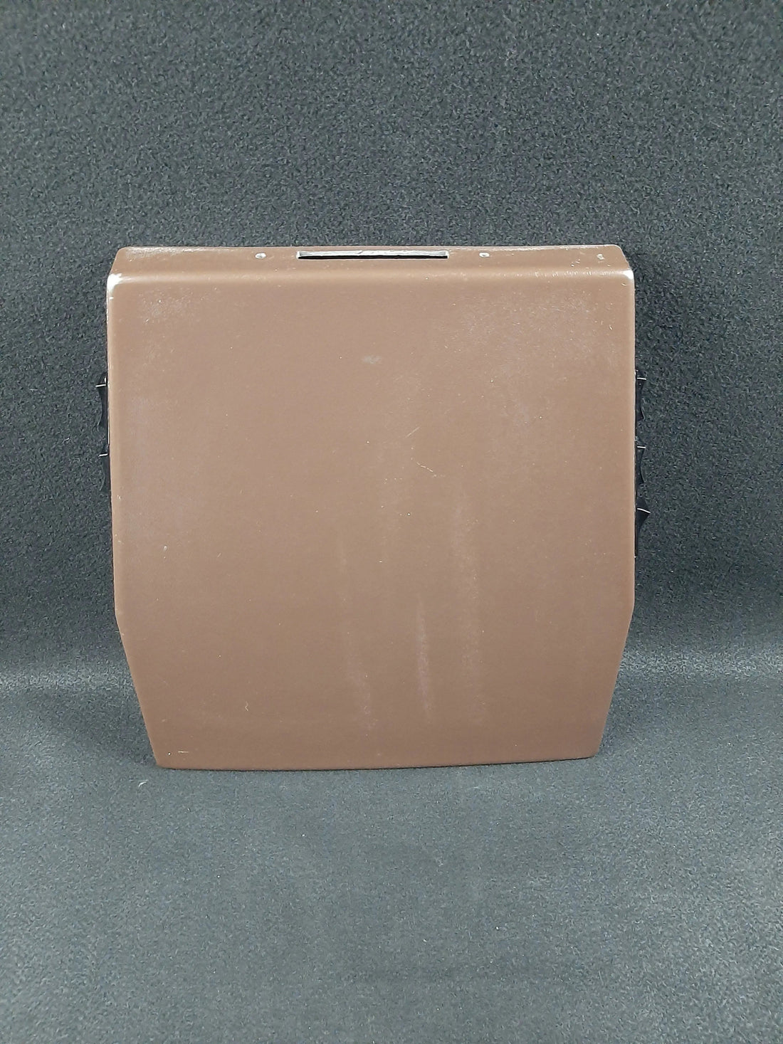 Royal dental chair brown plastic back cover, front view