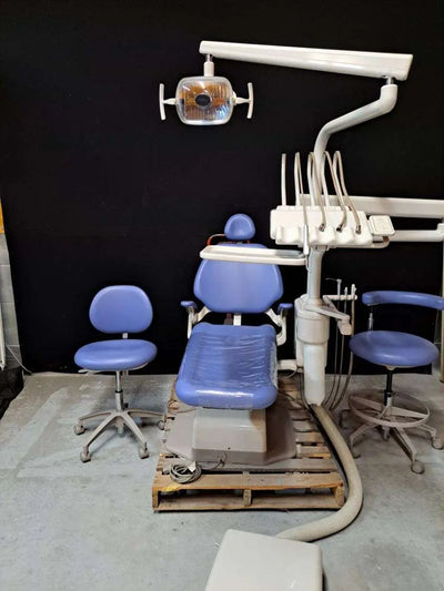 Adec 1221 Dental Patient Chair Pkg Euro/Whip Delivery, 6300 Light, Assistants Pkg ADEC