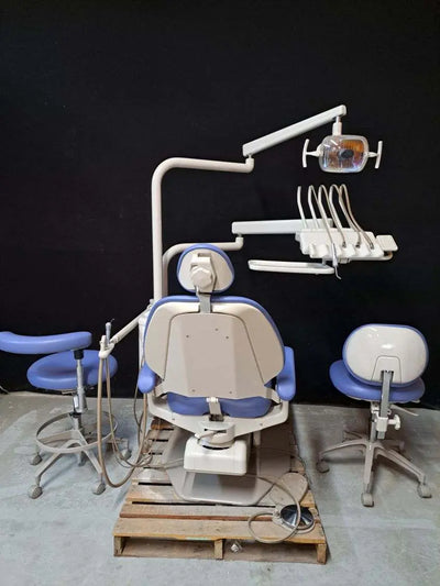 Adec 1221 Dental Patient Chair Pkg Euro/Whip Delivery, 6300 Light, Assistants Pkg ADEC