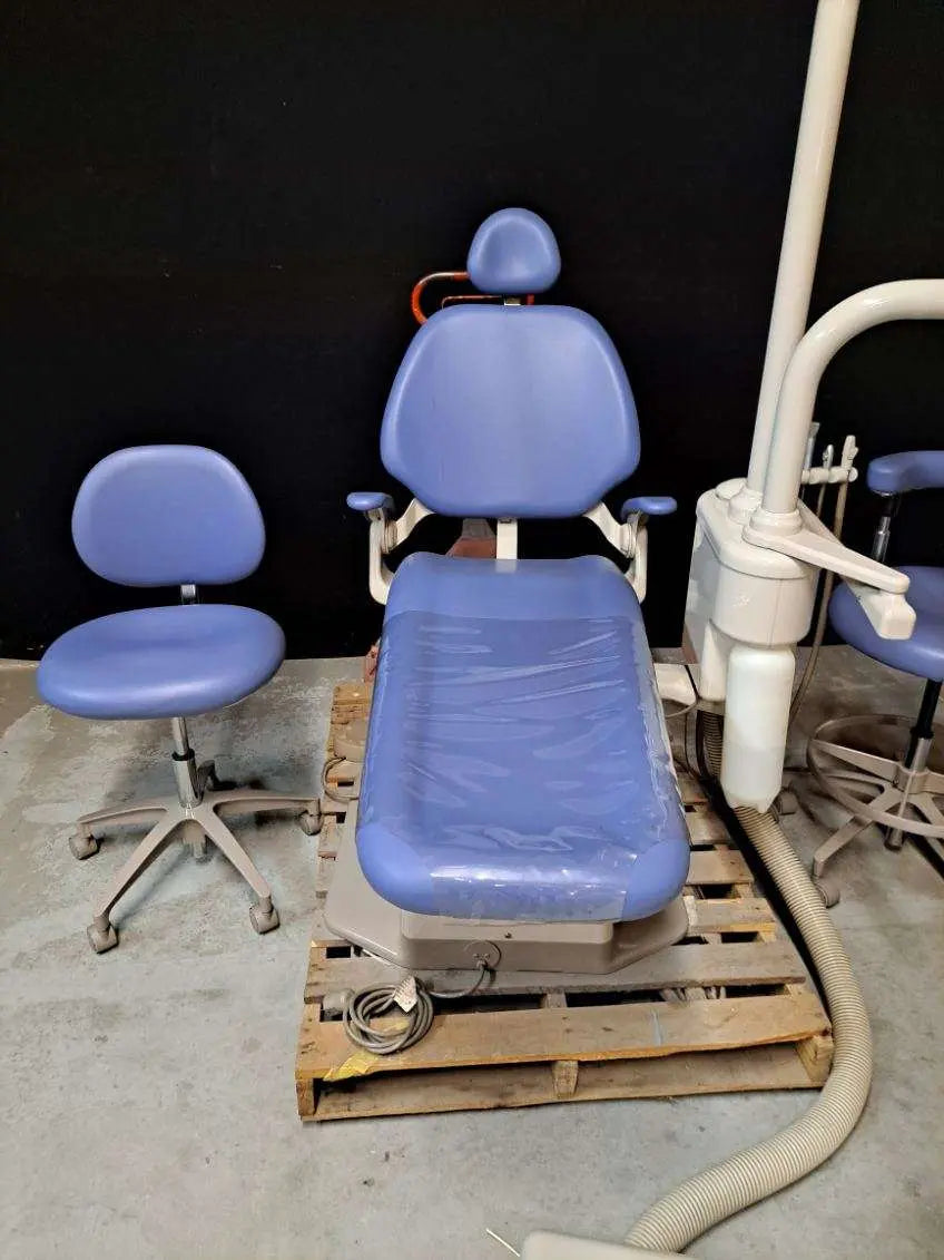 Adec 1221 Dental Patient Chair Pkg Euro/Whip Delivery, 6300 Light, Assistants Pkg ADEC