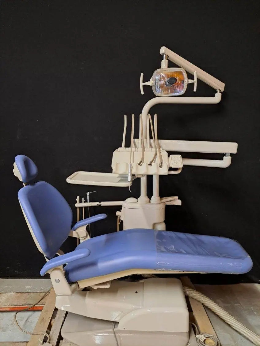 Adec 1221 Dental Patient Chair Pkg Euro/Whip Delivery, 6300 Light, Assistants Pkg ADEC