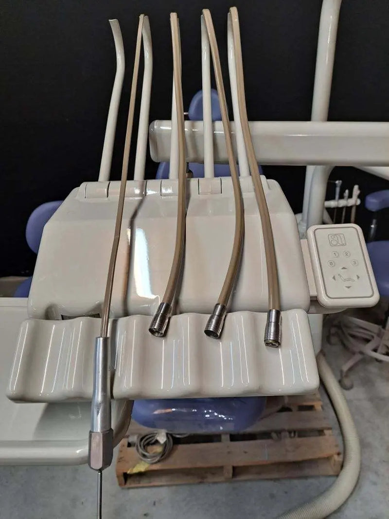 Adec 1221 Dental Patient Chair Pkg Euro/Whip Delivery, 6300 Light, Assistants Pkg ADEC