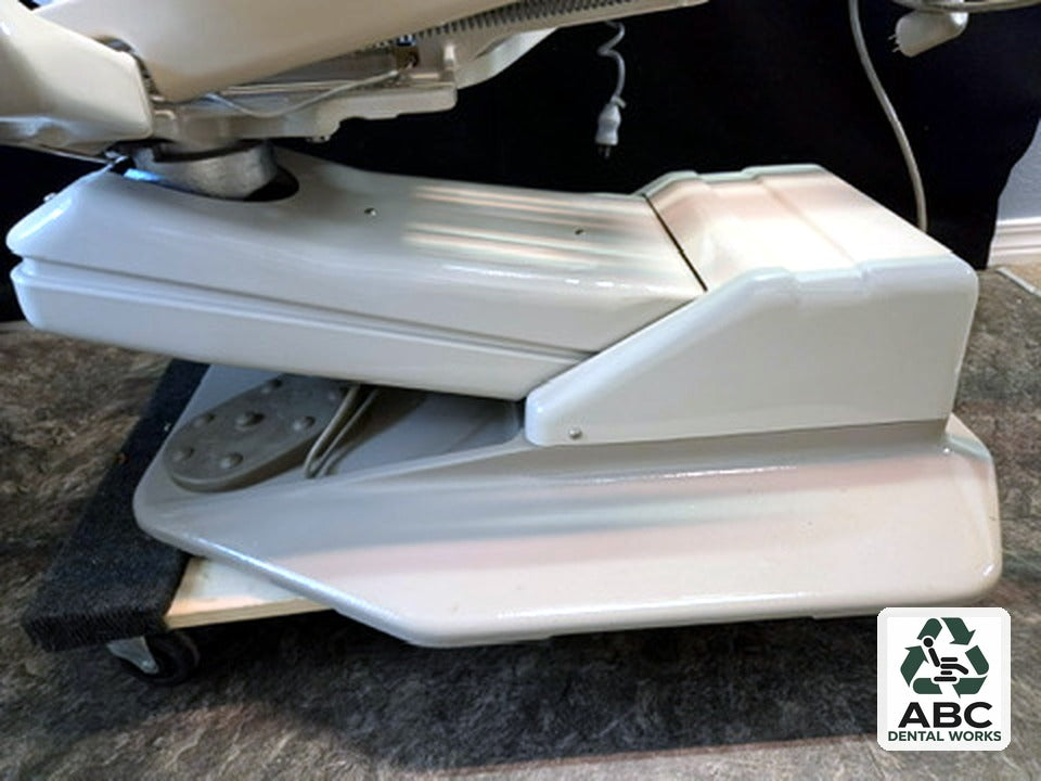 Repainted A-dec 1021 chair base and hydraulic lift, refurbished