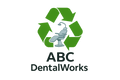 green recycle sign with dental chair in the middle and text that says ABC DentalWorks