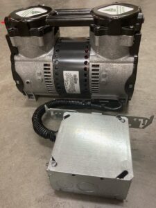Sierra TMS-2775-M compressor head detail view showing mounting points